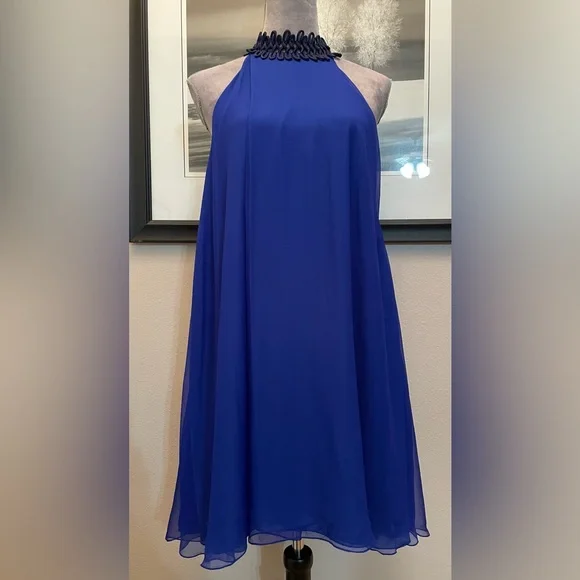 Galvan London Dresses | Galvan London Cobalt Blue Silk A-Line Dress Size 44 Us 12 | Color: Blue | Size: 12 | Erinmcwillia404's Closet Galvan London Dresses | Galvan London Cobalt Blue Silk A-Line Dress Size 44 Us 12 | Color: Blue | Size: 12 | Erinmcwillia404's Closet
